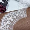 3m x 9cm Narrow Chantilly Lace, Non-stretch Eyelash Lace Trim for Sewing, Bra, Underwear, Lingerie, Dress, Garment, Crafting