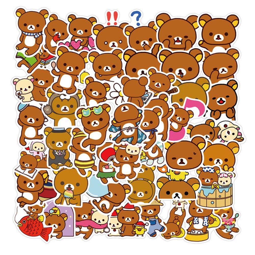 

Phone Stationery Sticker DIY Scrapbooking Rilakkuma Stickers Graffiti Stickers Cartoon Bear Sticker B