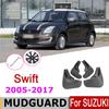 Car Mud Flaps For Suzuki Swift 2017-2005 Fender Splash Guards Auto Mudflaps Mudguards Accessories 2016 2015 2014 2010 2008