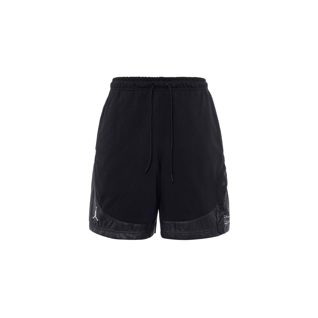 Jordan Spliced Casual Sports Shorts Men Bottoms Black DM1862-010