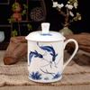 Translucent Bone China Tea Cup with Lid - Ideal for Home, Office, Hotel, or Gift.