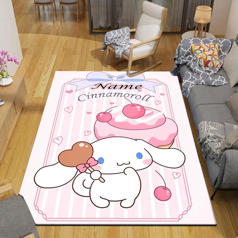 Custom 1Pc Piggy Heart Bow Rug Office Carpet Indoor Outdoor Entrance Doormat Nonslip Soft And Comfortable Living Room D2915300