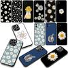 Phone Cover for Apple iPhone 16 15 14 Plus 13 12 Mini 17 Pro Max + 16E Air 16+ ProMax Case Fashion Fresh Little Daisy Flower