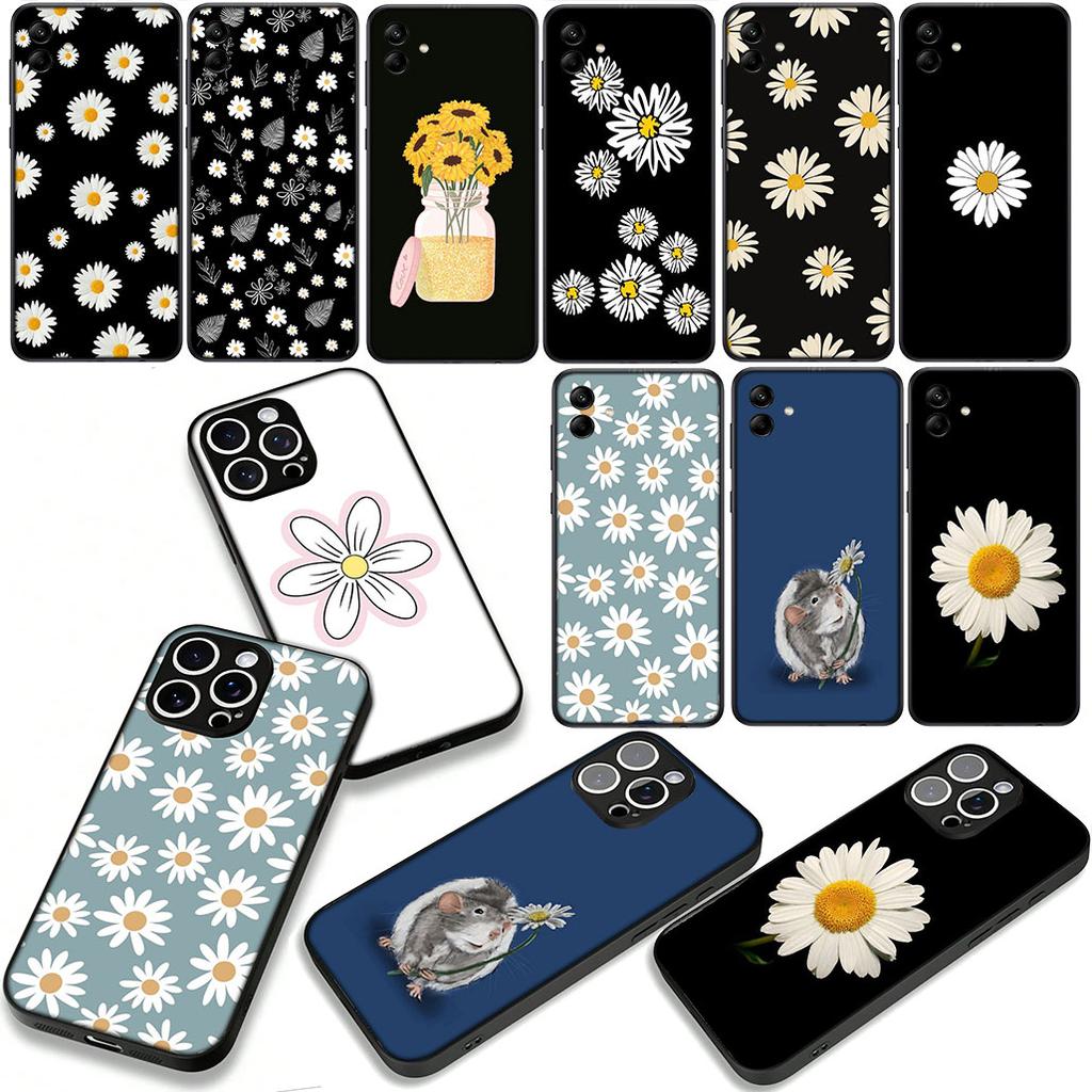 Phone Cover for Apple iPhone 16 15 14 Plus 13 12 Mini 17 Pro Max + 16E Air 16+ ProMax Case Fashion Fresh Little Daisy Flower