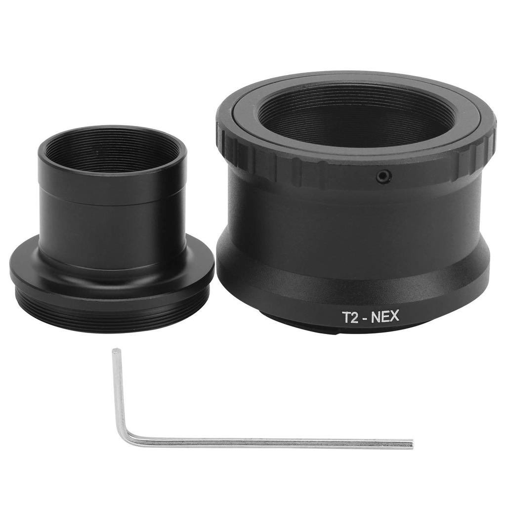 Vbestlife Telescope Adapter Ring Inch Astronomical Telescope Ring Adapter for Sony Mirrorless Camera 1.25 T-Mount E-Mount
