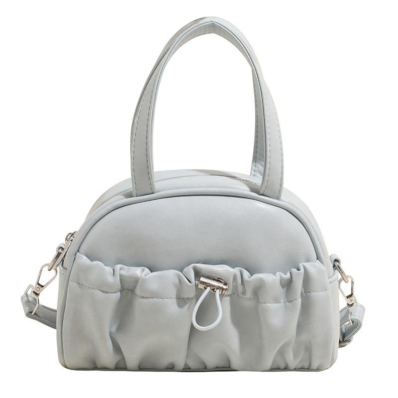 

Сумка-кроссбоди для мобильного телефона, модная, с индивидуальностью, складки, новая женская сумочка, нишевый дизайн, наплечная сумка-седло синий