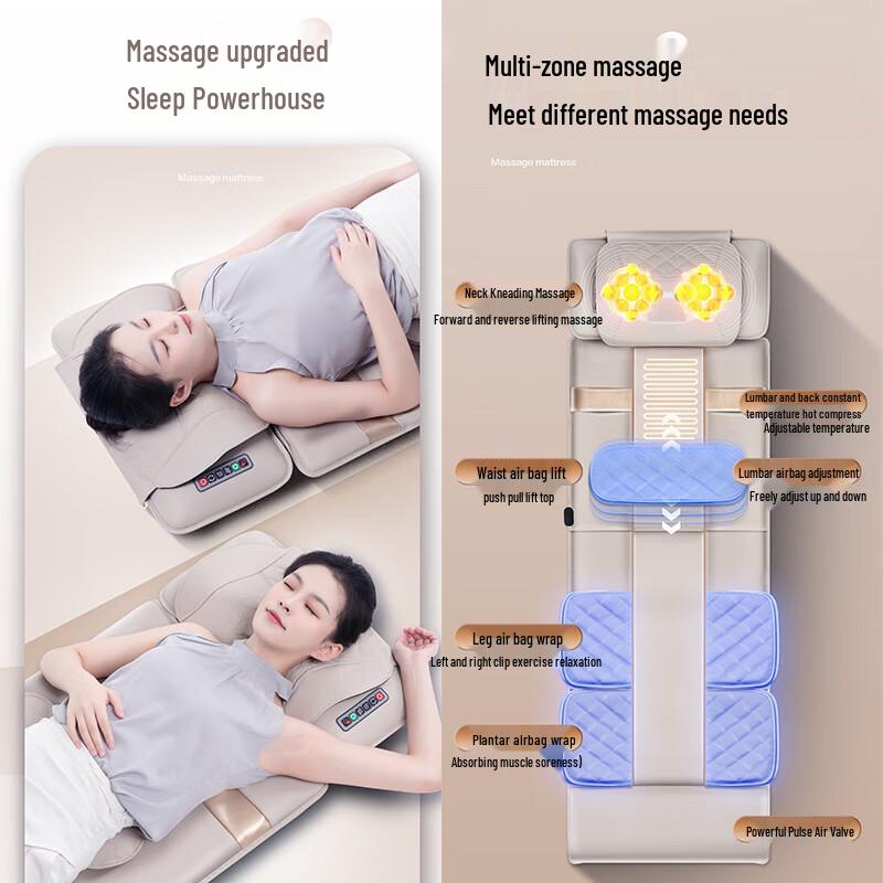Kangzuo Full Body Electric Heating Massage Mattress CN plug (adapter included)