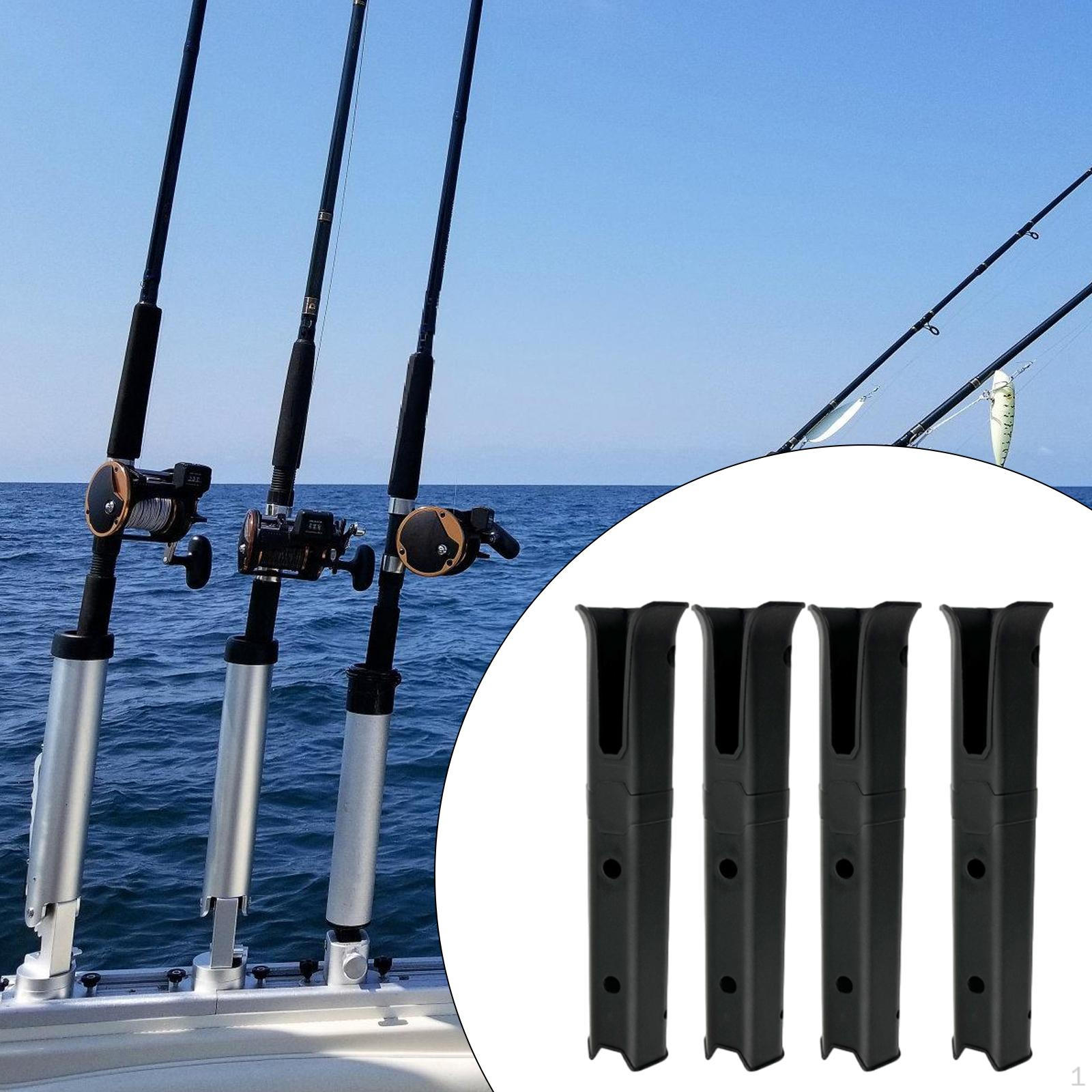 

4 шт. стойка для удочки, держатель удочки, кронштейн для подставки для аксессуаров для гаража чёрный