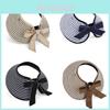 Summer Straw Wide Brim Hat For Women With Breathable Sun Protection Casual Outdoor Fashion