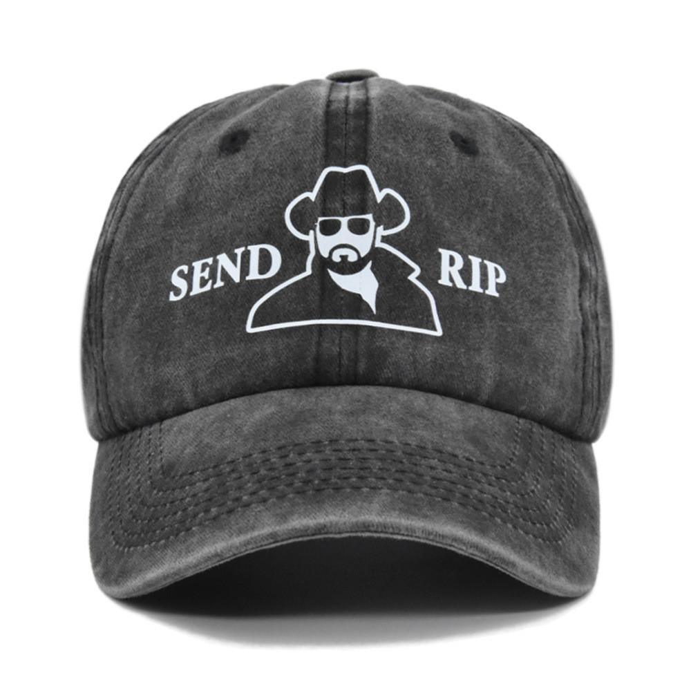 

European And American Graffiti Print Baseball Cap Vintage Curved Brim Hat Sun Hat Wholesale Customization