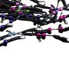 10PCS American Swivel Steel Wire Balance 8-Figure Ring Connector Sea Fishing Boat Fishing Anti-Entanglement Colorful Bead Balance Fishing Accessories