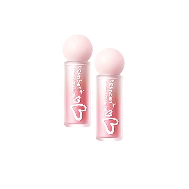 RUNBEN Hydrating & Repairing Lip Essence Oil (2-Pack)