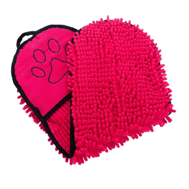 Mikrofiber Badhandduk för Husdjur för att Torka Valp/Katt Dagliga Städprodukter med Handfickor för Husdjurets Dagliga Rengöring