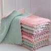 10Pcs Dishwashing Cloth Kitchen Cleaning Wipes Household Multipurpose Absorbent Nonstick Oil Fiber Cleaning Cloth