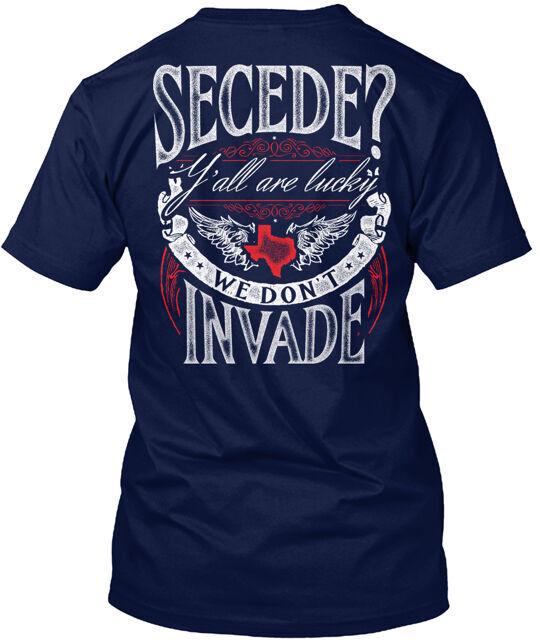 Футболка Secede Lucky We Don t Invade Сделано в США Размер от S до 5XL 2XL