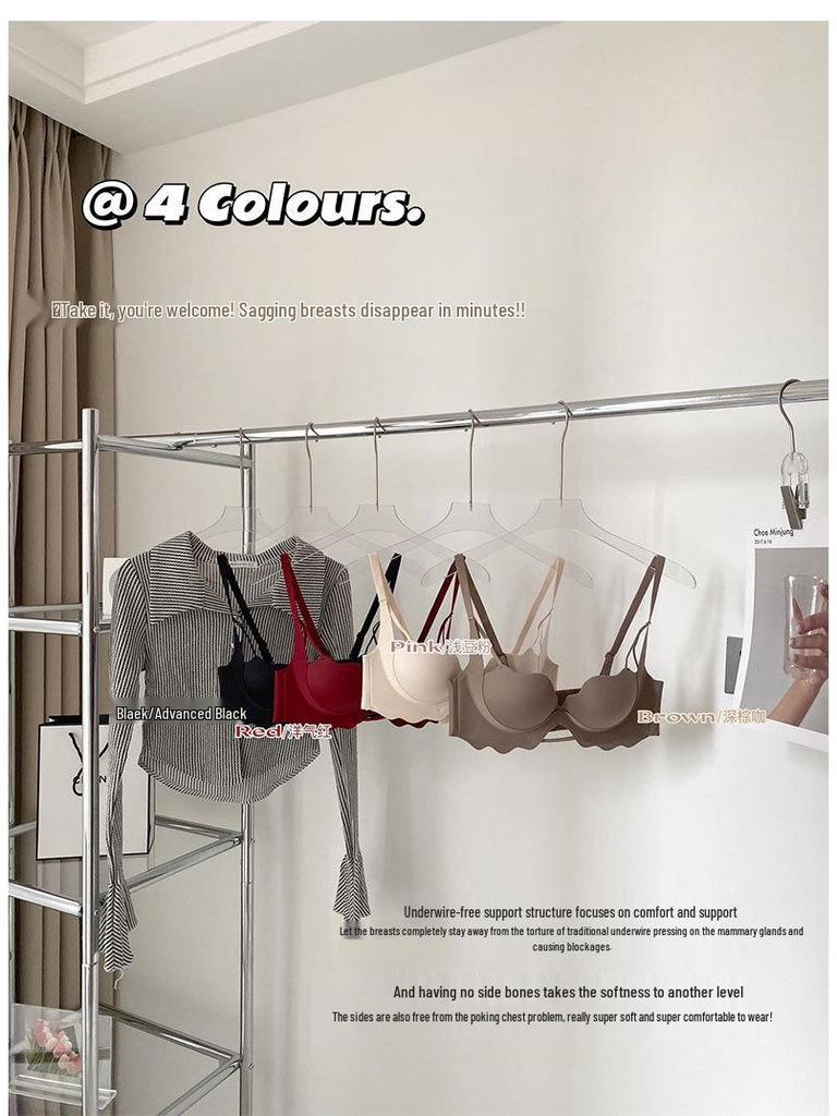 חזייה תחרה חלולה ללא תפרים 2023: מעצים חזה קטן עם תמיכת קאפ