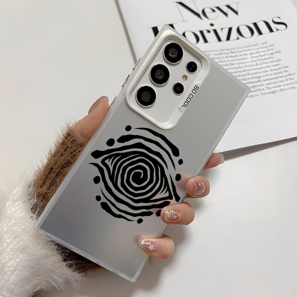 Open Your Eyes Phone Case For Samsung Galaxy S25 Edge S24 S23 S22 S21 S20 Ultra Funda Silicone Silver Cover