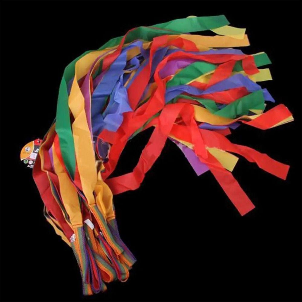 Barevná stuha Hračky Taneční Duhové Stuhy Umění Gymnastika Rainbow Streamer Interaktivní hry