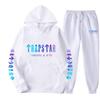 New Sports Sweater Set Men's Printed Casual Sweater Street Fashion Hoodie Sweatpants Men's