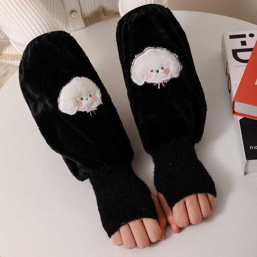 Versatile Anti-Dirty Hand Warmer Sleeves for Adults & Kids - Autumn/Winter Long Style for Students & Women