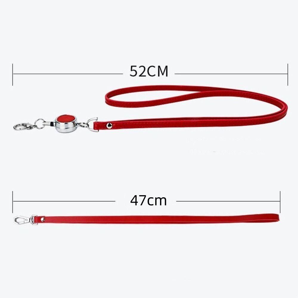 Bright Colors Lanyards Telescopic Sling Neck Hanging ID Badge Holder  Office School