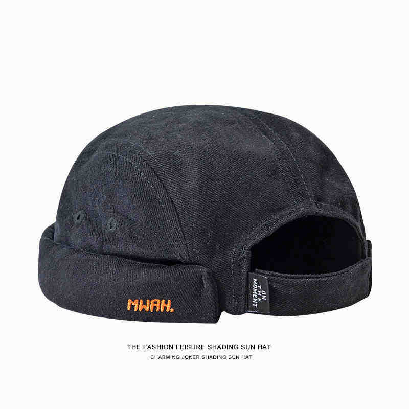 Tooling Hat Landlord Yuppie Hat Hip Hop Retro Melon Hat Men's and Women's Canvas