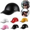 Motorcycle Helmet Baseball Cap Adjustable Bike Half Helmet Scooter MTB Cycling Safety Hard Hat for Women Men Bicycle Helmets