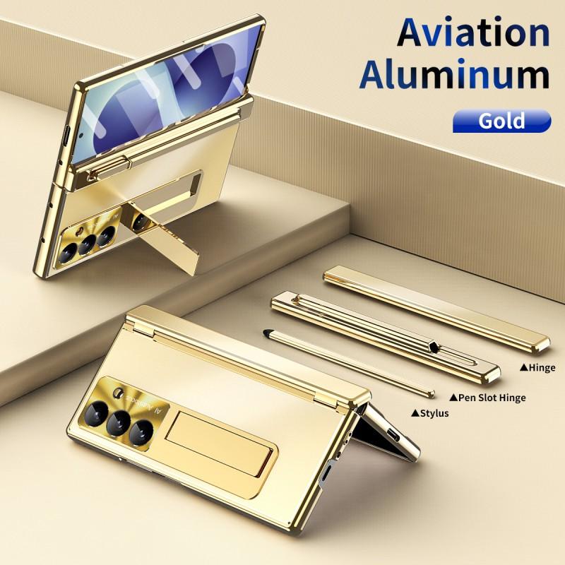 Aluminum Dual Hinge Full Cover Case
