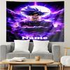 Custom Name Dragon Ball Print Tapestry, Backdrop, Easy Setup, Ideal for Bedroom, Office & Living Room, with Aesthetic Wall Hanging Decor.