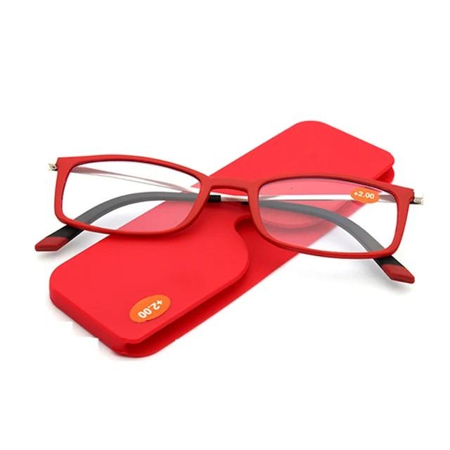 May Flower Tragbare Lesebrille für Herren Damenbrillengestell mit Dioptrie Dünne Korrektionsbrille