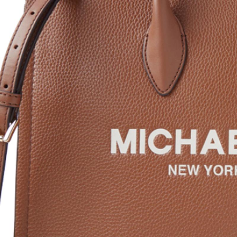 New MICHAEL KORS Cow Leather Handbag, Shoulder Bag Medium Women's Leather Brown 35S2G7ZT7L-299