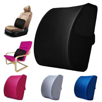 Car Pillow Memory Foam Soft Material Pillow Multi-Color Optional To Relieve Waist Pain Support Car Interior