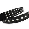 Christmas Gift Waist Belt with Pin Hole Decor Vintage Pu Wide Adjustable Women Waist Seal Cowgirl Belt for Coat
