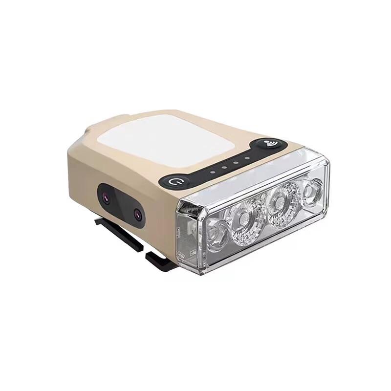 UOSULED Rechargeable Clip-on Sensor Headlamp