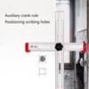 Ruler Drilling Positioning Ruler Woodworking Marking Drilling Tool for Carpentry