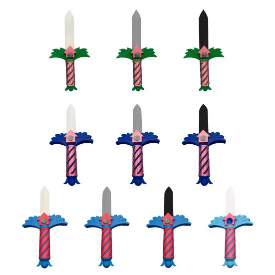 3D Printed Stiletto Toy Korean Folk Game Inspired Pocket Stiletto Heavy Duty Traditional Game Movie Character Role-play Mini Cutter Props