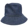 HERMES [Excellent Condition/Domestic Authentic] Helen Silky Denim Pocket Bucket Hat hat 57 IndigoUsed