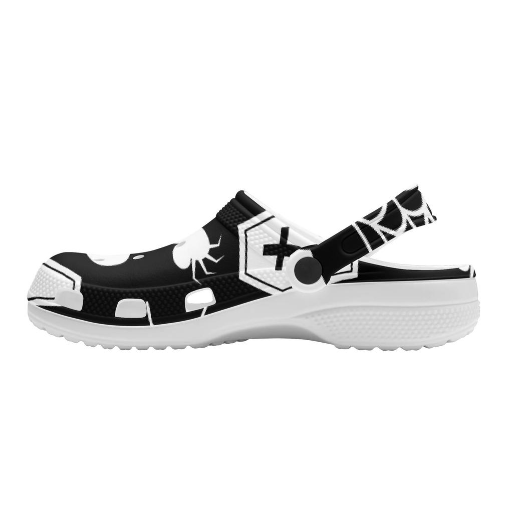 Unisex Color Print EVA Garden Clogs Soft Lightweight Breathable Slip On Shoes Beach Pool Bathroom Home Outdoor Sandals