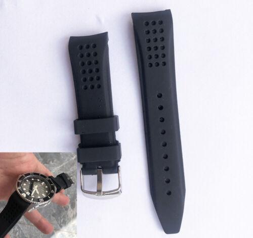 

Черный изогнутый резиновый ремешок для часов Casio MDV106-1A Duro 106 Swordfish Strap