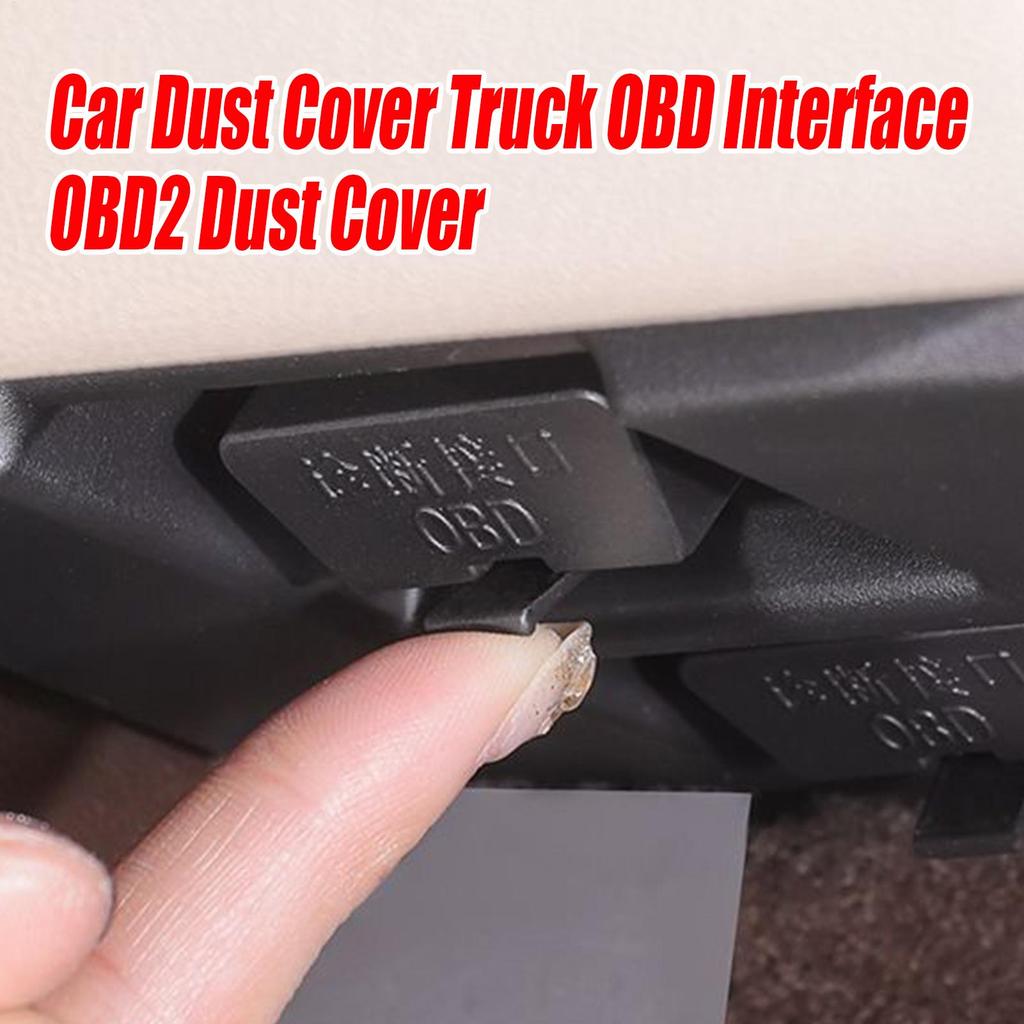 Auto Interior Diagnostic Port Cover Obd Interface Protector Port Cover for Car Interface Seals Protector Secure Fit dustproof