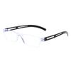 Quality Latest Men Women Rimless Reading Glasses Anti Blue Light Magnification Eye Wear Farsighted Glasses +100~+400