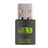 USB WiFi Bluetooth Adapter - Dual-Band 600Mbps for Desktop & Laptop