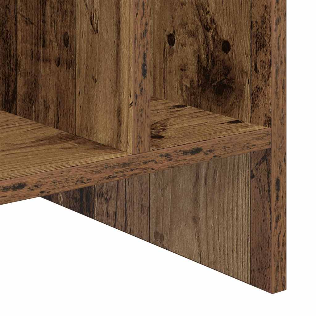 Vinyl Record Cabinet Reclaimed Wood Look 78.5 X 35 X 45 Cm Engineered Wood
