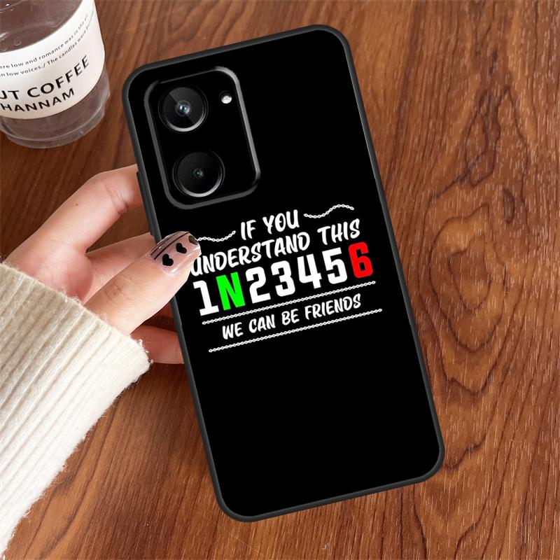 1N23456 Motorcycle For Realme 10 8 9 Pro Plus 8i C11 C15 C25 C30 C31 C35 C21Y GT Master GT Neo 5 2 3 3T Case