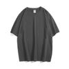 Heavy Solid Color Cotton Loose Round Neck Short Sleeve T-shirt Fashion Fashion Brand Men's Undershirt
