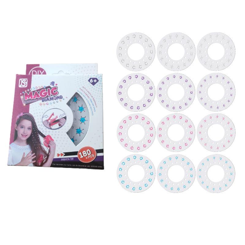 Kit Hair Decoration Bling Diamond Stapler Diy Crystal Paste Tool Phone Shell