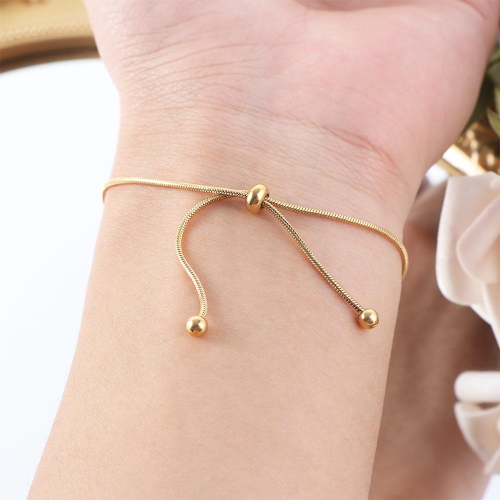 Beads Girls Party Accessories Pull-out Anklet For Women Gift Adjustable Bracelet Fashion Jewelry