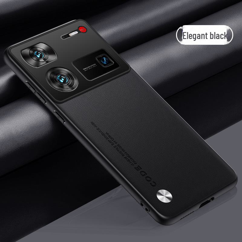 Redmi Note 13R Leather Protective Cover for Men, All-Inclusive Case with Kevlar for Redmi 13C and 12R.