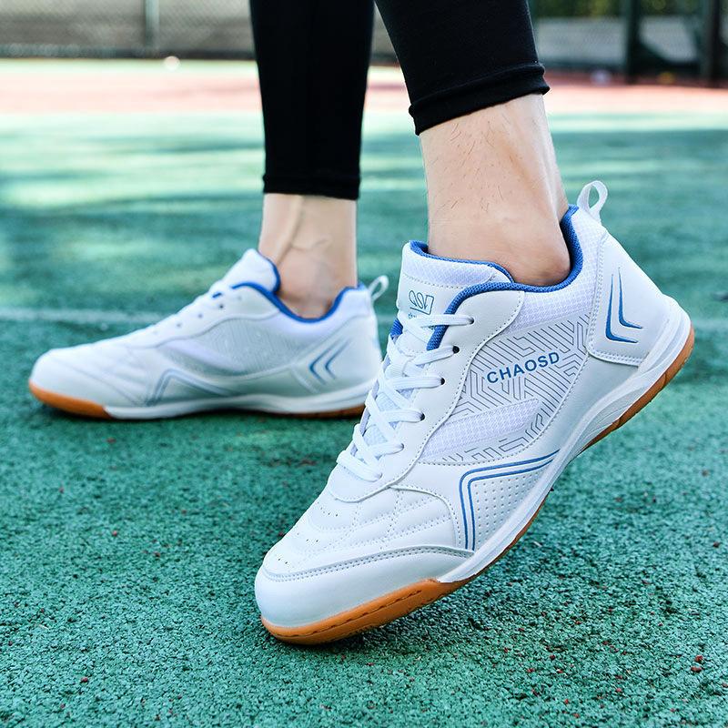 Ic Football Shoes Futsal Boys And Girls Students Flat-Bottomed Hard Floor Cement Floor Rubber Sole Indoor Training Shoes