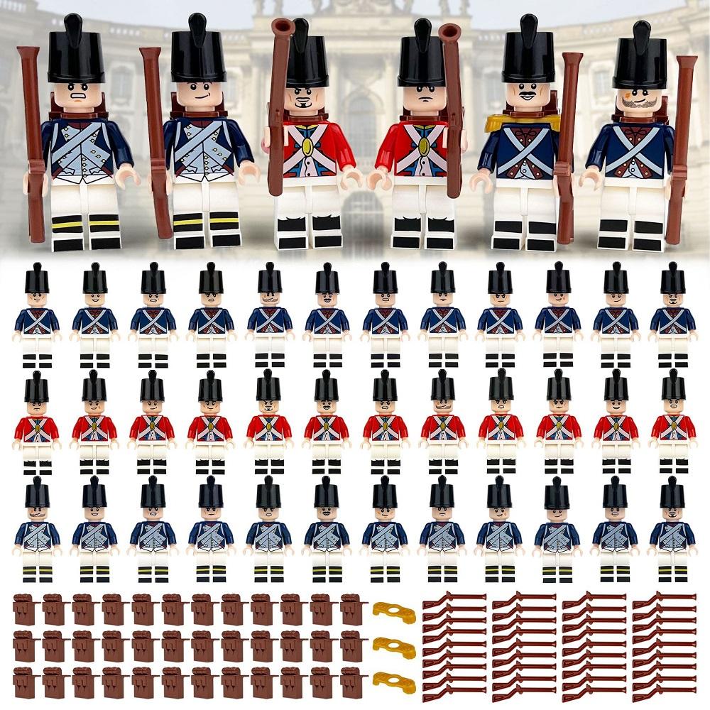 Royal Navy Soldaten Bausteine, Napoleonische Britische Armee Mini Figuren Szenenbau Set